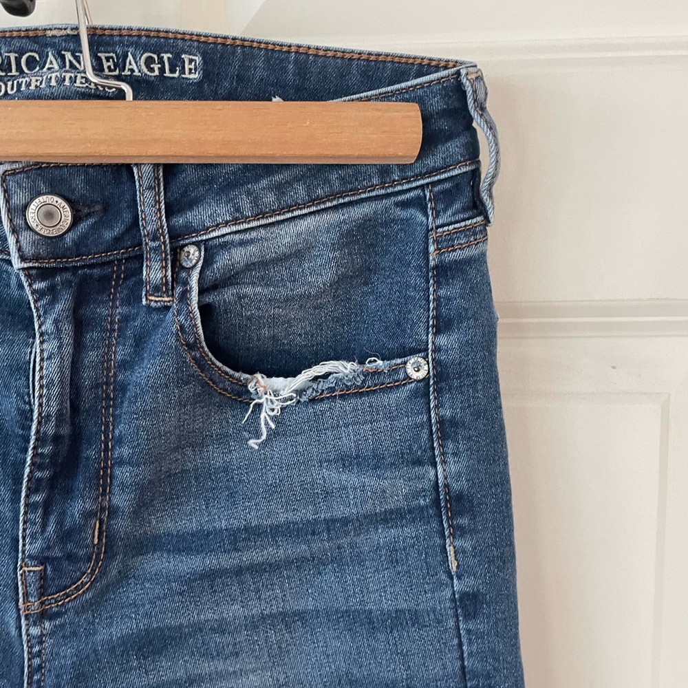 Crop Flare Mid Rise Jeans
